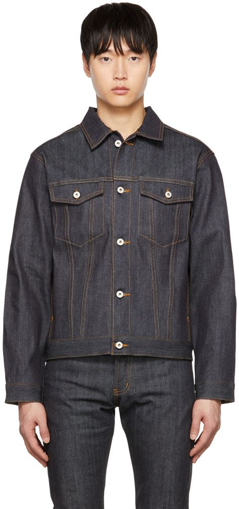 Naked Famous Denim Indigo Classic Fit Denim Jacket Naked And Famous Denim