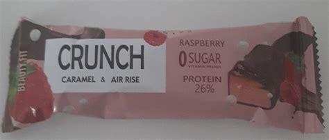 Батончик протеиновый Crunch малина Beauty Fit - калорийность, пищевая ...