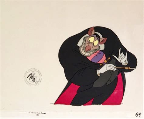 1986 Disney The Great Mouse Detective Ratigan Original Production