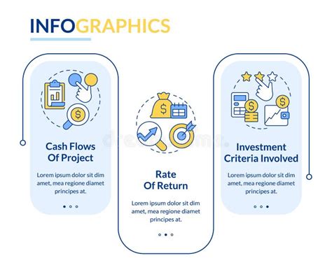 Factors Affecting Investment Decision Blue Rectangle Infographic