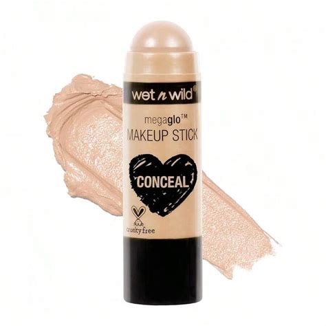 Wet N Wild MegaGlo Makeup Stick Buildable Color Versatile Use Cruelty Free Vegan Nude For
