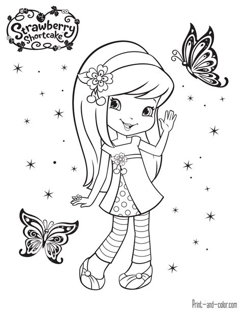 Strawberry Shortcake coloring pages | Print and Color.com