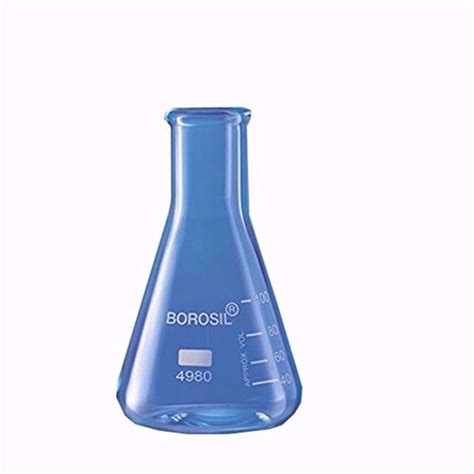 4980 Erlenmeyer Conical Flask Narrow Mouth With Rim At Rs 105