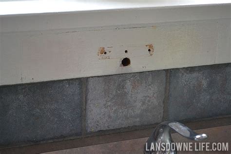 Kitchen update: Removing the weird sink light - Lansdowne Life