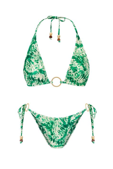 Emerald Tides Triangle Bikini Top Everything But Water