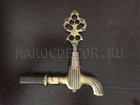 Кран для хамама, бани, сауны цвет латунь арт. KR-05 купить по доступным ...