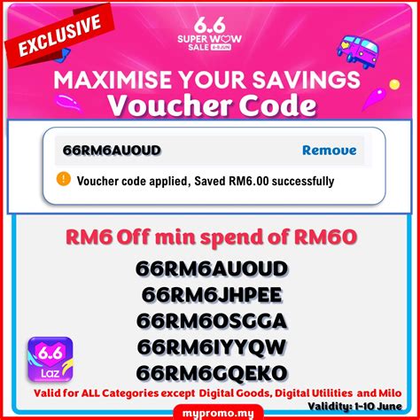 Lazada Sale Exclusive Rm Off Voucher Mypromo My