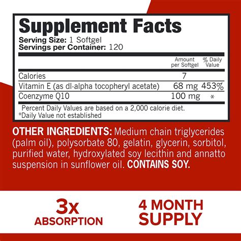 Qunol® Ultra CoQ10, 100 mg – 3x Better Absorption