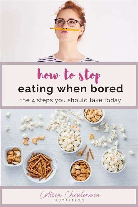 How To Stop Boredom Eating In 4 Steps Colleen Christensen Nutrition