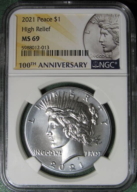 2021 P 100th Anniversary Peace Dollar For Sale Buy Now Online Item