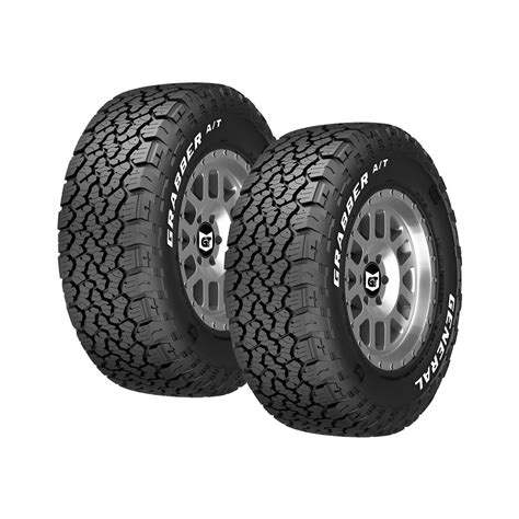2) Llantas 205/75R15 General Tire GRABBER ATX 97T GENERAL TIRE