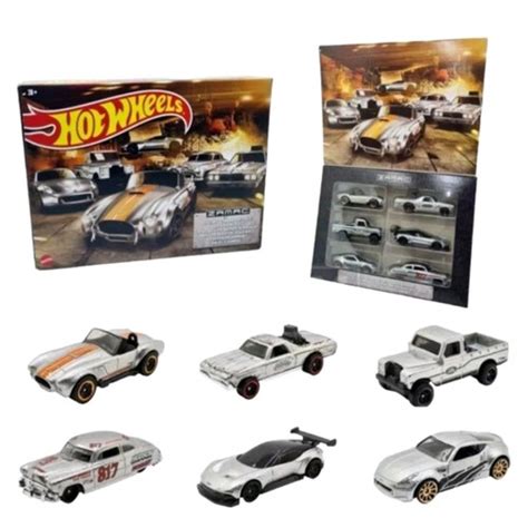 Promo Hot Wheels Zamac Set 6 Pack With Hudson Hornet And Land Rover Series Kota Bandung