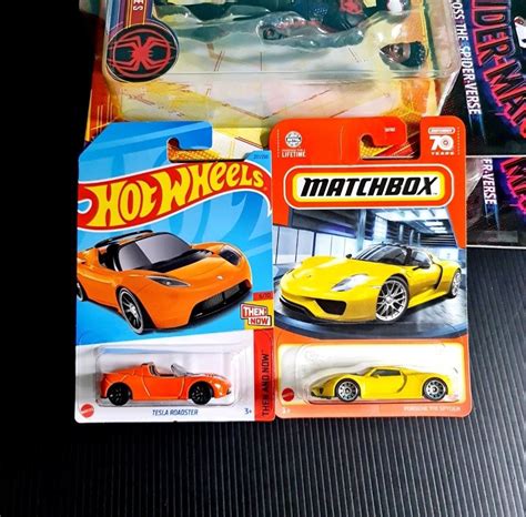 Hot Wheels Tesla Roadster Matchbox Years Porsche Spyder Hotwheels Then And Now Hobbies