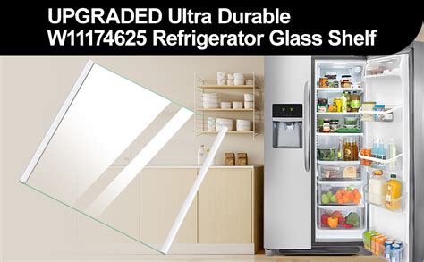 amazoncom ultra durable  refrigerator glass shelf