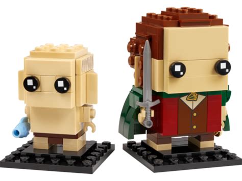 LEGO BrickHeadz. the Lord of the Rings "Gollum and Frodo" (40630 ...