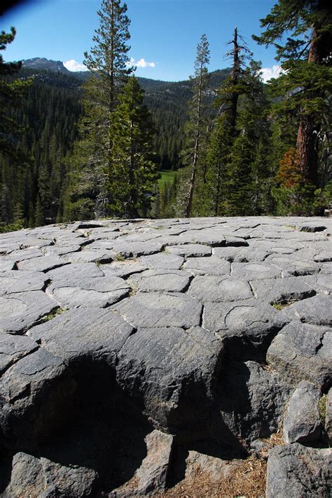 Glacially Eroded Striated Columnar Jointed Trachybasalt Flickr