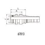 Interlock Staple Lock Male Fitting Sinopulse Hydraulic