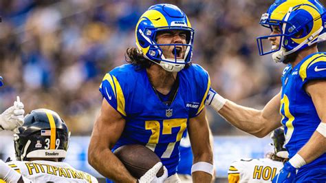 la rams score  updates  game highlights