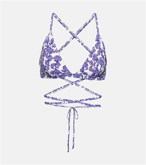 Isabel Marant Solange Bikini Top ShopStyle Two Piece Swimsuits