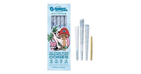 Cones G Rollz Collector Naked Shroom Blue Ks Cones Smoketower