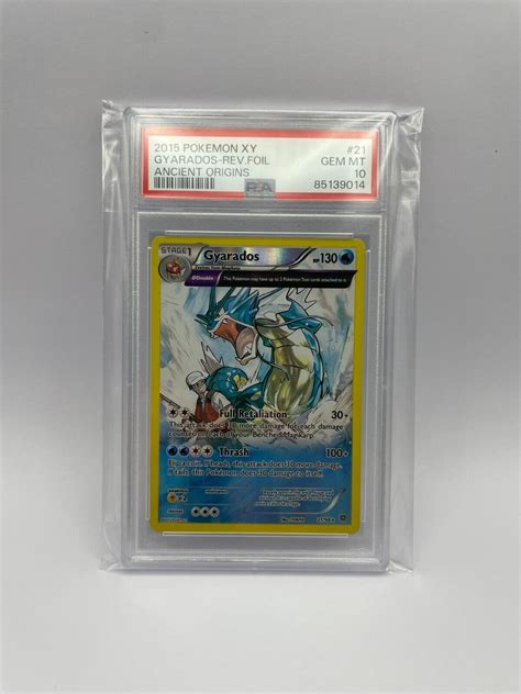 Gyarados Xy Ancient Origins Reverse Holo Psa Price