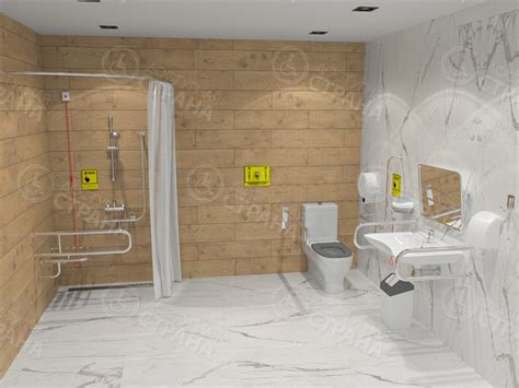 Комплект оборудования для санузла и душевой для инвалидов по ГОСТ ...