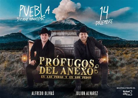 Prófugos Del Anexo En Puebla 2024 Concierto Y Venta De Boletos Confirmados