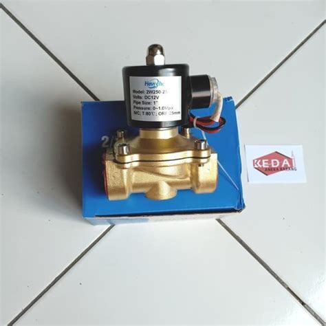 Jual Solenoid Valve Inch Inchi Dn Brass Kuningan V Vdc V Vdc