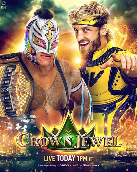 Rey Mysterio Vs Logan Paul Wwe Crown Jewel 2023 Wwe Photo 45257265