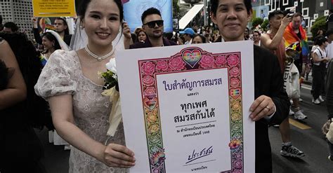 Thai Same Sex Couples To Tie Knot In 2025 As Marriage Equality Bill Becomes Law