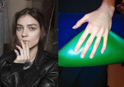 Sally Hansen Nails Nude At The Stella McCartney Winter 2014 Collection Show The Nail Polish