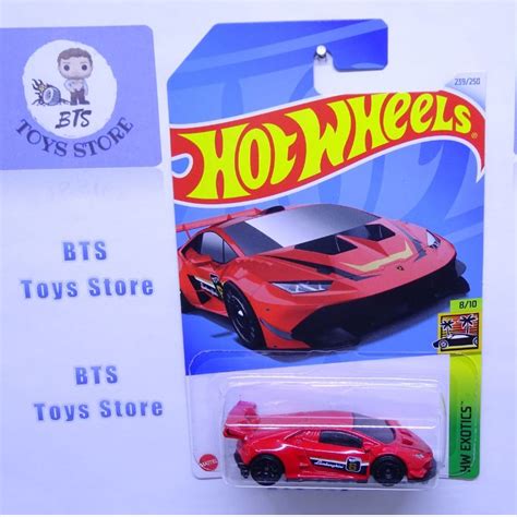 Merah Hot Wheels Lamborghini Huracan Lp Super Trofeo Red Shopee Malaysia