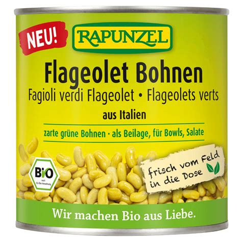 Bio Flageolet Bohnen In Der Dose Von Rapunzel Bei Greenist De