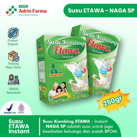 Jual Susu Kambing Etawa Naga Sp Gram Shopee Indonesia