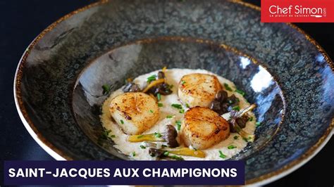 Noix De Saint Jacques Saut Es Aux Champignons Youtube