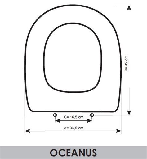 Toilet Seat Valadares Oceanus Adaptable In Resiwood