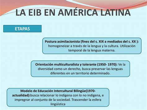 PPT LA EDUCACIÓN INTERCULTURAL BILINGÜE EN AMÉRICA LATINA PowerPoint Presentation ID 5948285