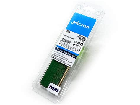 Micron MTC10C1084S1EC48BA1 288Pin U DIMM ECC DDR5 4800 16GB 1 1Volt