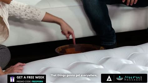 Nuru Massage Busty Milf Ryan Keely Tries Nuru Massage For The First Time With Her Man S Cock