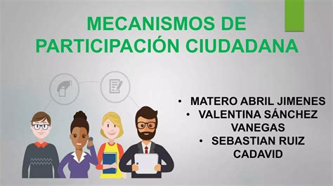 Mecanismos De Participacion Ciudadana Ppt