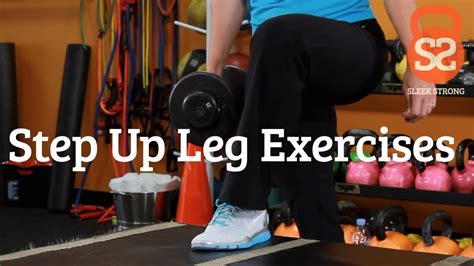 How To Do Step Up Leg Exercises Sleekstrong With Rachel Cosgrove