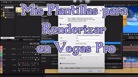 Tutorial Vegas Pro 20 Las Mejore Plantillas Para Renderizar MP4