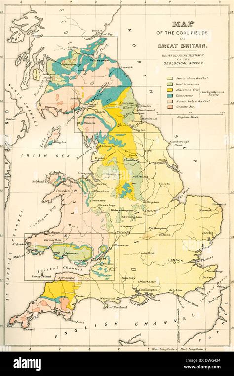 19th Century England Map