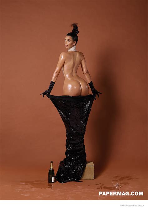 Kim Kardashian Poses Nude For Paper Magazine Photos