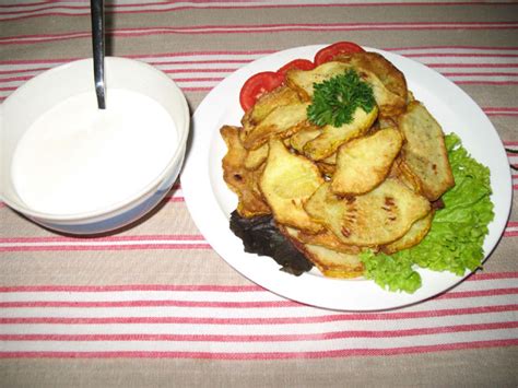 Жареные патиссоны