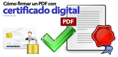 Cómo firmar PDF con certificado digital Emezeta