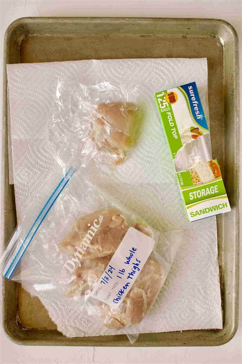 How to Freeze Raw Chicken the Right Way
