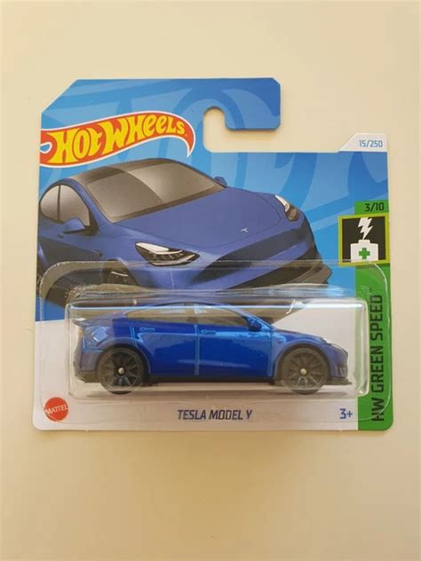 Hot Wheels Tesla Model Y Hw Green Speed Eur Picclick It