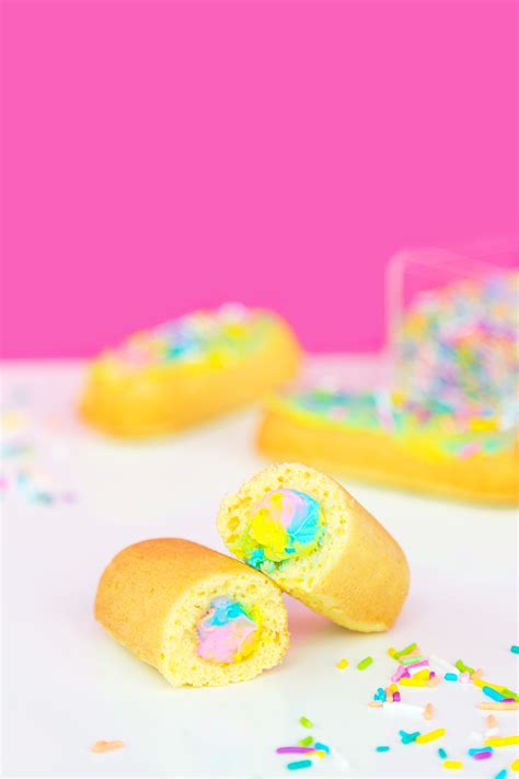 » Rainbow Frosted Twinkies Recipe