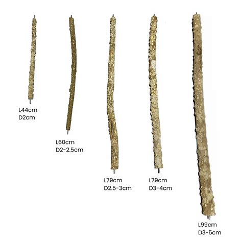 Wood Cage Perches | 5 sizes | Natural Wood